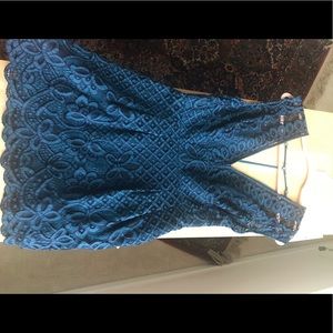 Blue Lacy Free People Dress